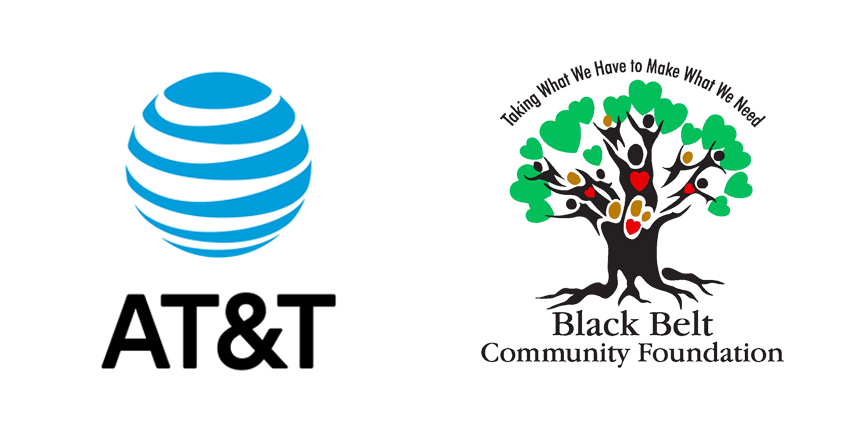 AT&T Logo and Black Belt Community Foundation Logo