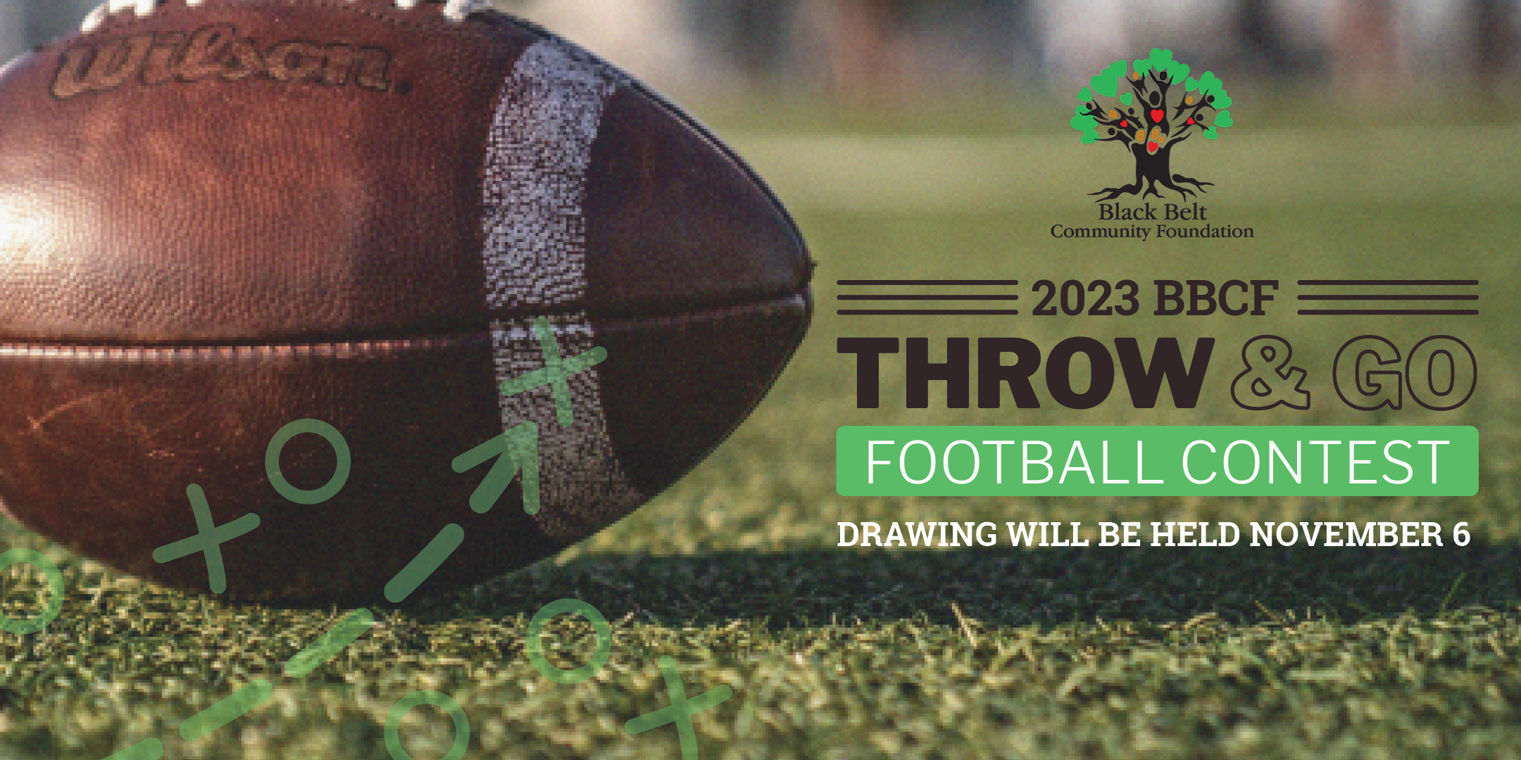 2023 BBCF Throw and Go Football Contest - Drawing will be held Nov 6, 2023