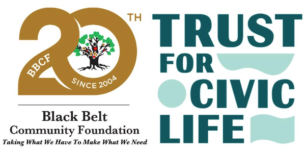 Black Belt Community Foundation and Trust for Civic Life logos