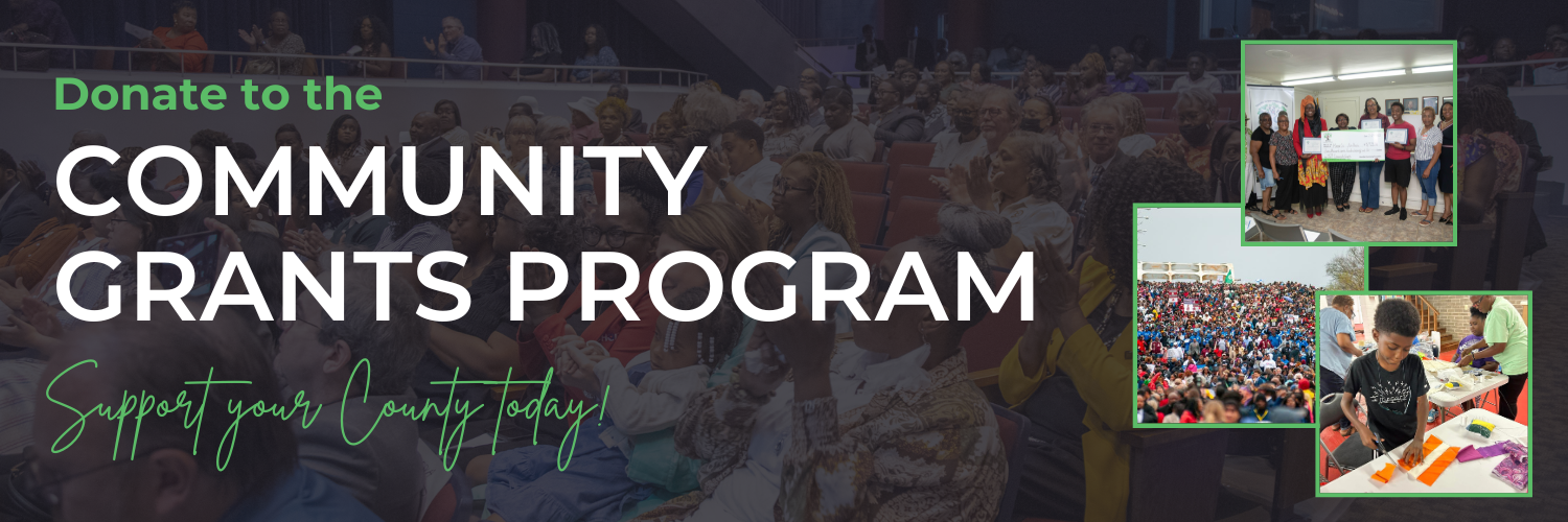 Donate to the Community Grants Program. Support your county today!