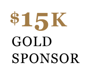 $15K Gold sponsor 